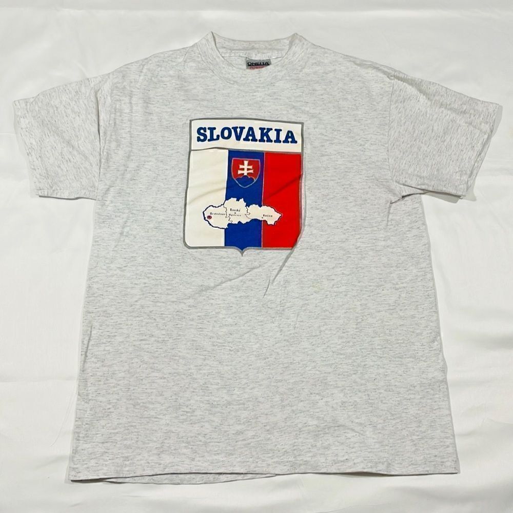 Vintage Slovakia Single Stitch Short Sleeve Tee